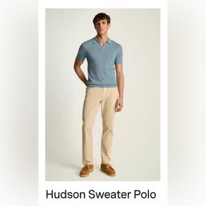 Bonobos Hudson Sweater Polo - Light Blue